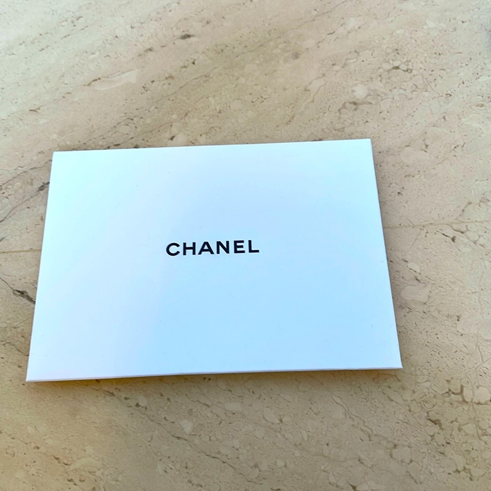CHANEL envelope with blank card inside